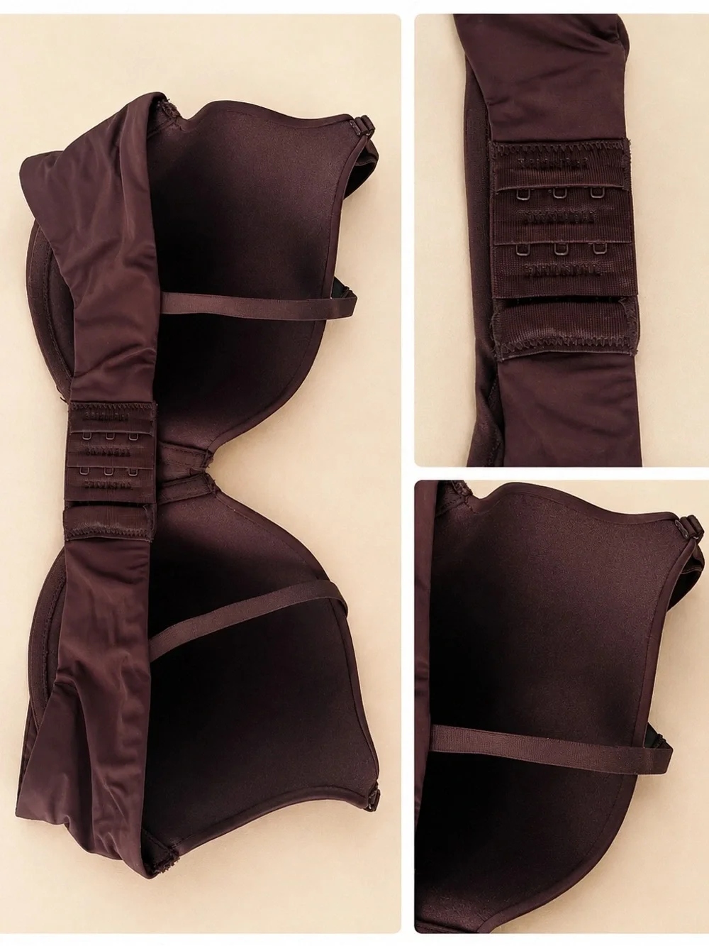 Harper Wilde Base T-Shirt Bra Dark Brown